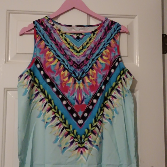 Ai Mei DRESS SZ XL VERY COLORFUL AND GOOD FOR ANY SMALL OCCAS - Picture 3 of 10